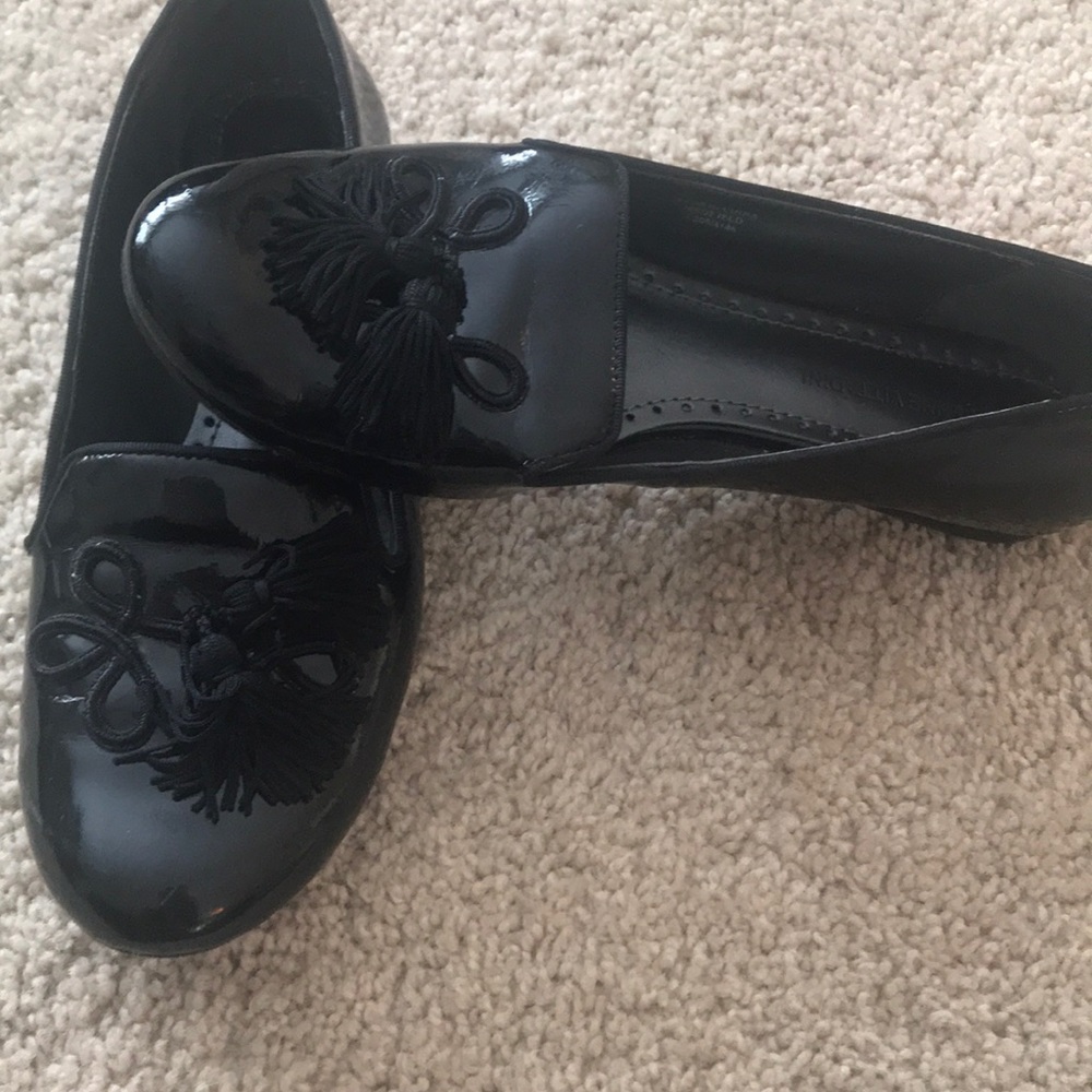 Patent Leather Tassel Loafers